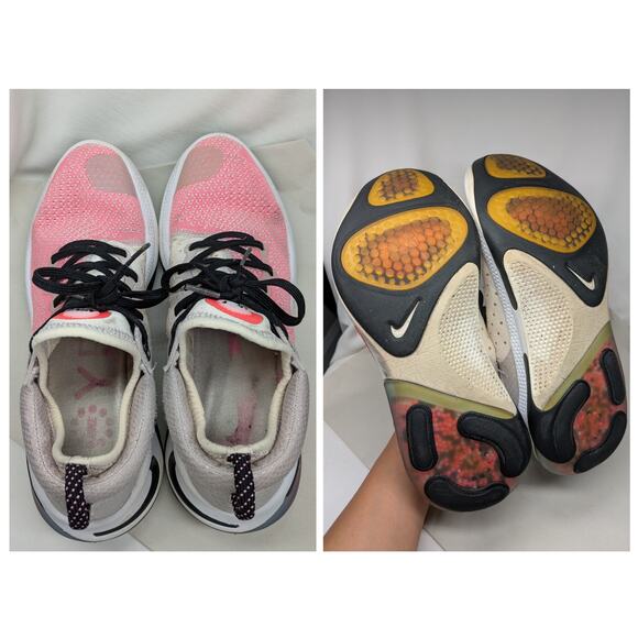 Nike Joyride Flyknit Running Shoes Womens 9.5 Pink AQ2731006 Barbie Performance - Picture 7 of 10